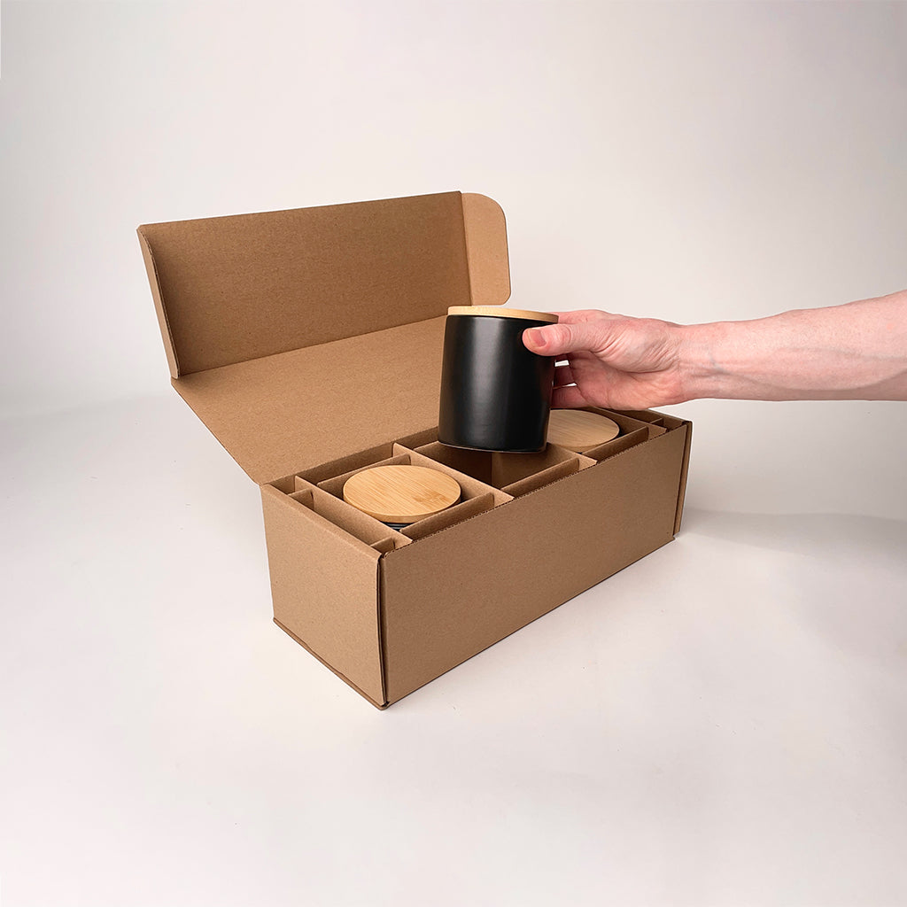 CandleScience Ceramic Jar Packaging
