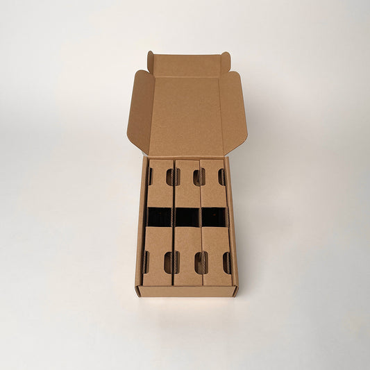 1 oz Glass Bottle 3-Pack Shipping Box unboxing