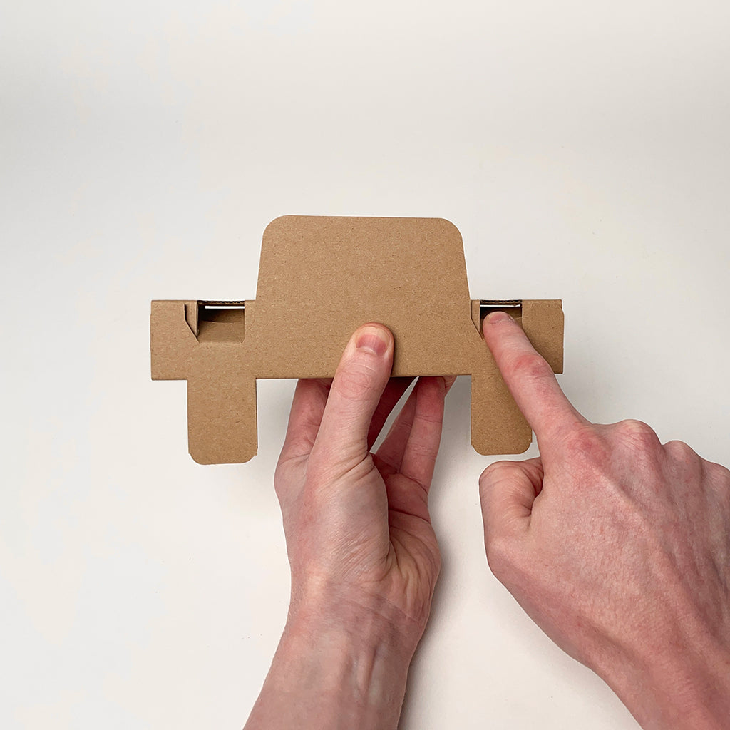 1 oz Glass Bottle Shipping Box assembly 4