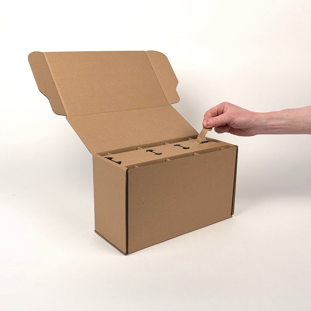 12 oz Stout Bottle 3-Pack Shipping Box unboxing 1