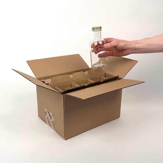 12 oz Stout Bottle 6-Pack Shipping Box unboxing 2