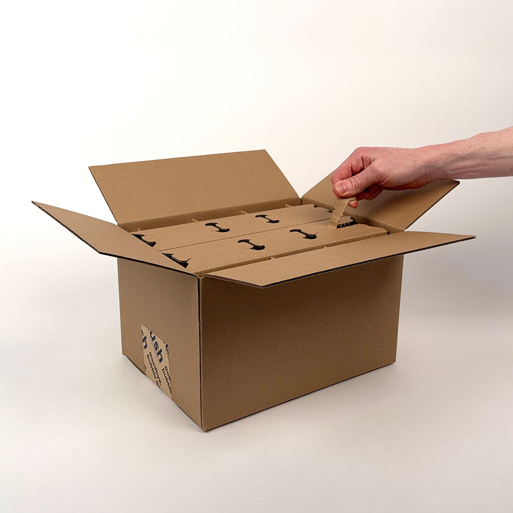 16 oz Paragon Jar 6-Pack Shipping Box unboxing 1