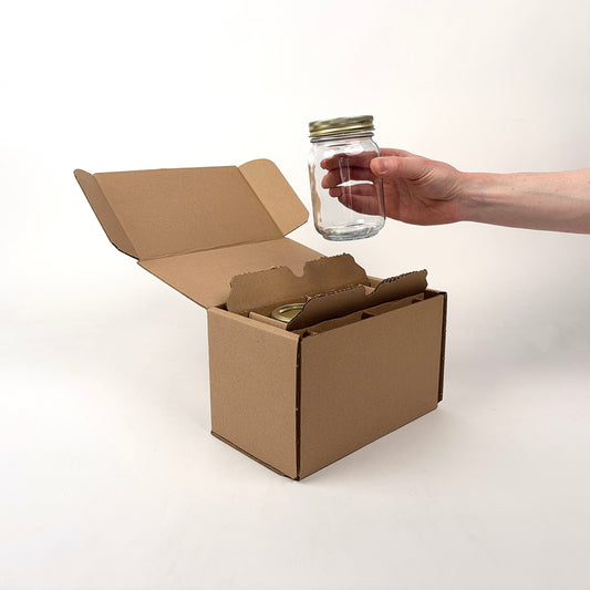 Anchor Hocking 16 oz Canning Jar 2-Pack Shipping Box unboxing 2
