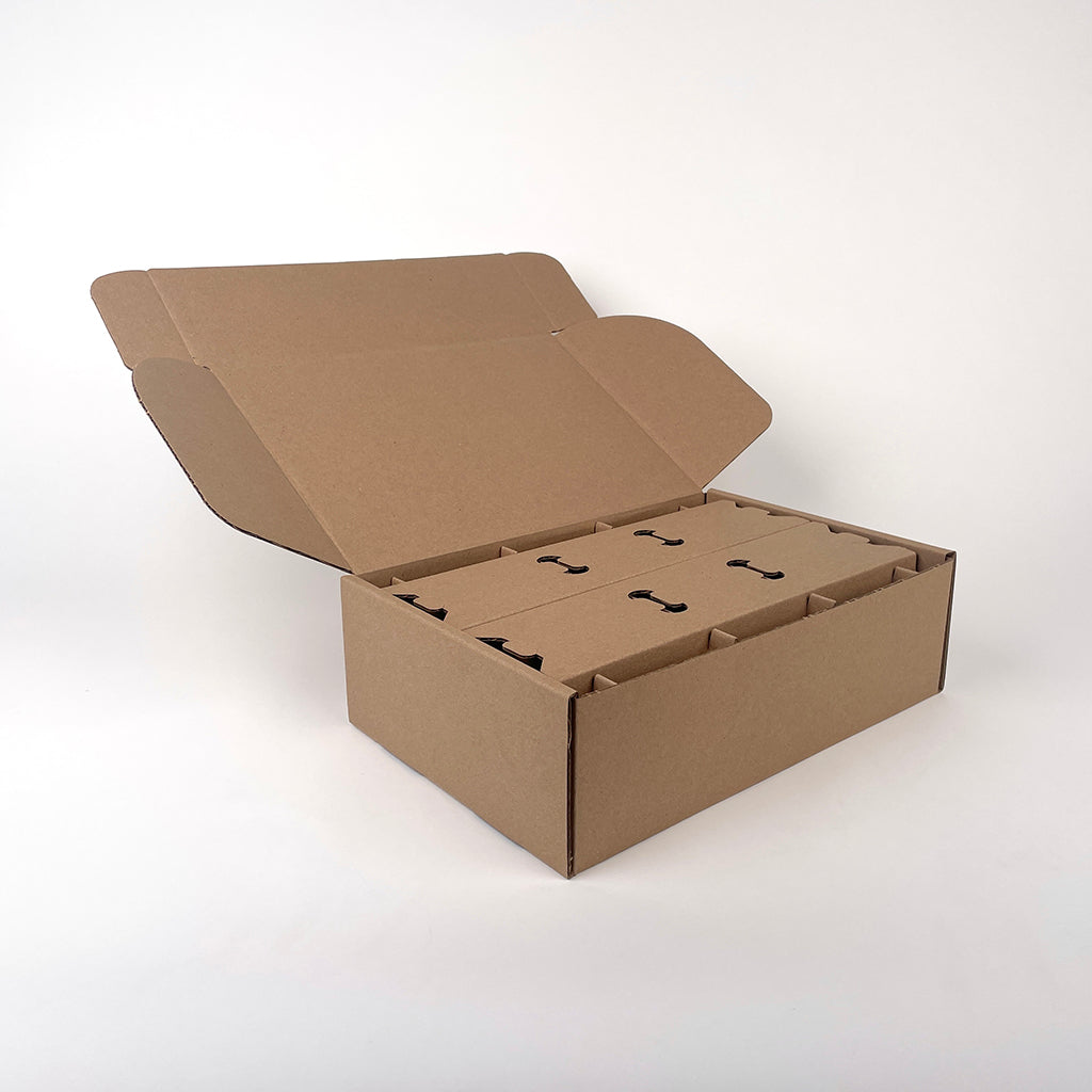 CandleScience 10 oz Cross Hatch Rocks Tumbler Jar 6-Pack Shipping box for candles unboxing 1