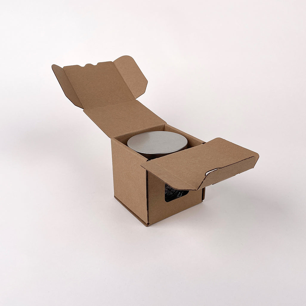 CandleScience 10 oz Cross Hatch Rocks Tumbler Jar Retail Box for candles unboxing 4