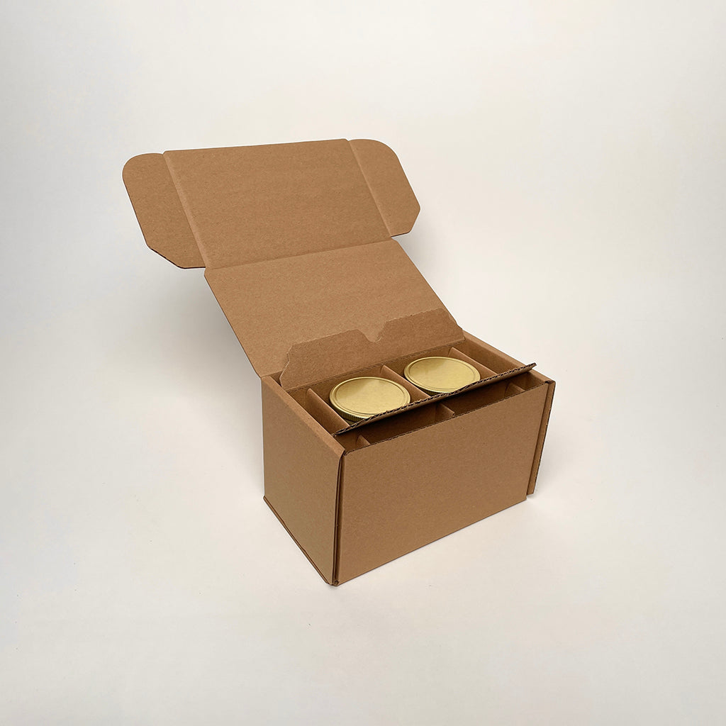 CandleScience 12 oz Canning Jar 2-Pack Shipping Box for candles unboxing 3