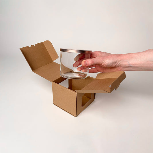 CandleScience 3-Wick Tumbler Jar Retail Box for candles unboxing 5