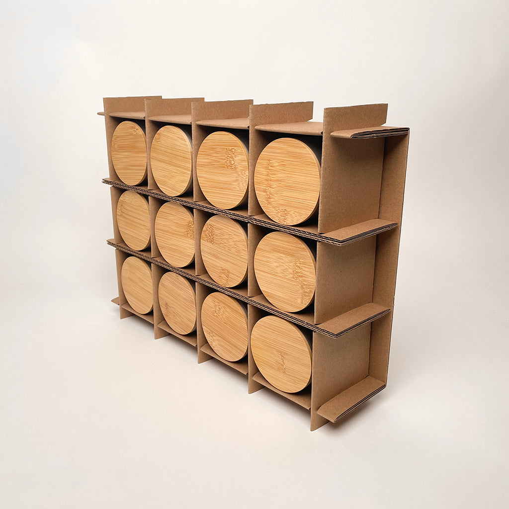 CandleScience Frosted Tumbler 12-Pack Shipping Box for candles assembly 3