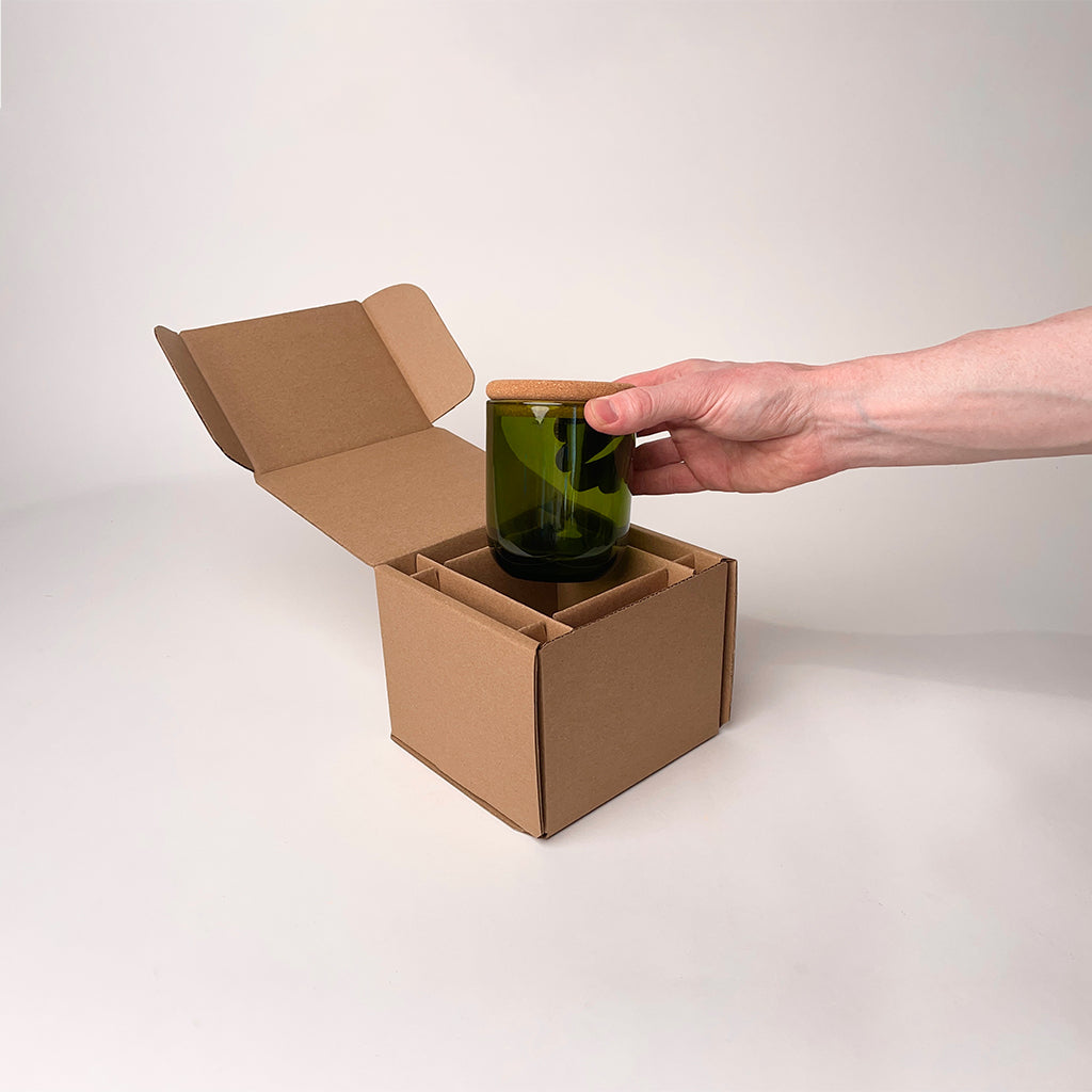 CandleScience Sonoma Tumbler Shipping Box for Candles available from Flush Packaging