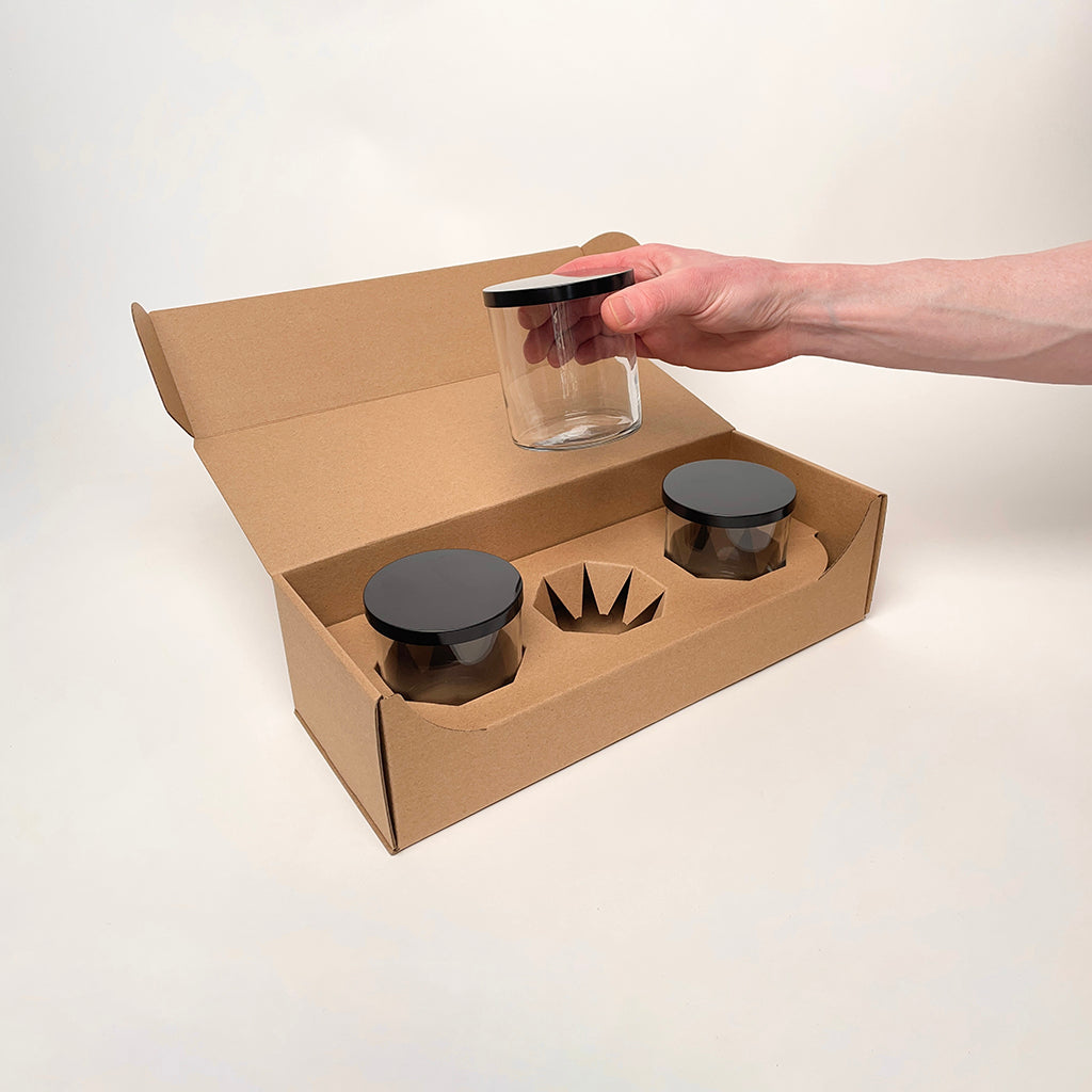 CandleScience Studio Tumbler 3-Pack Shipping Box for candles unboxing