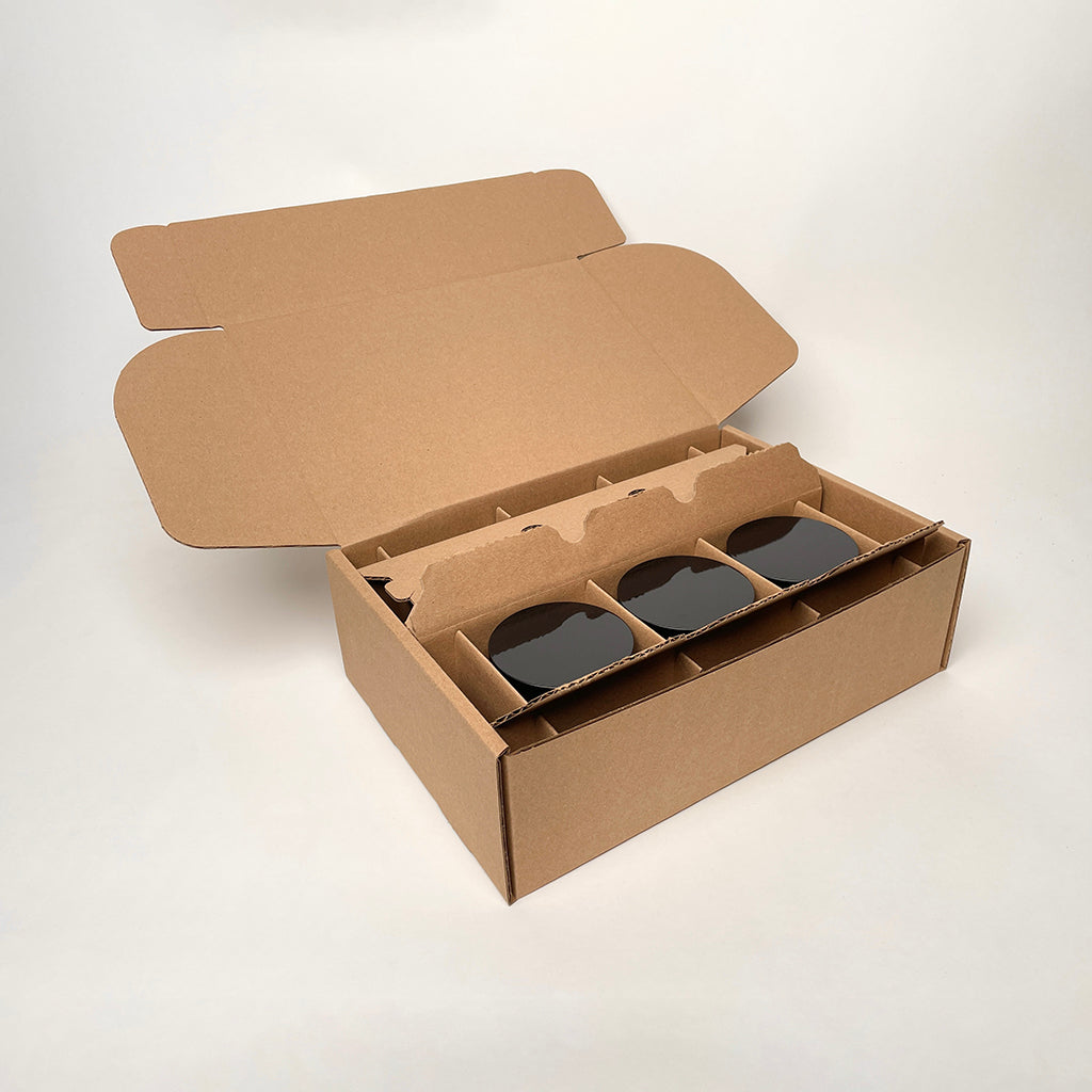 CandleScience Studio Tumbler 6-Pack Shipping Box for candles unboxing 3