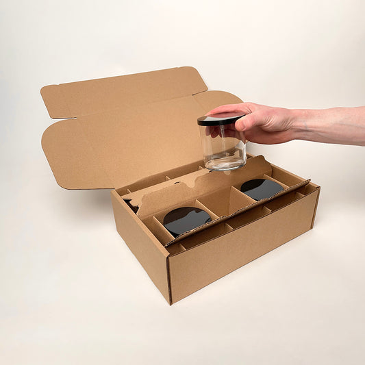 CandleScience Studio Tumbler 6-Pack Shipping Box for candles unboxing 4