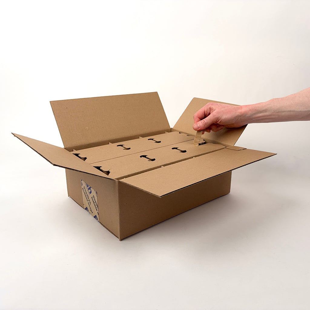 Jar Store 14.5 oz Studio Candle Jar 6-Pack Shipping Box unboxing 1