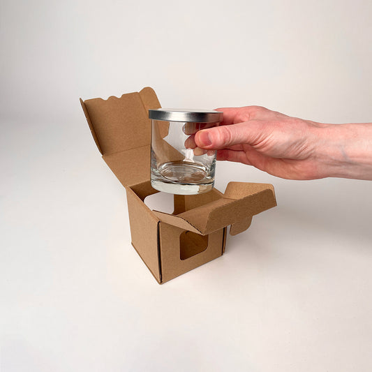 Libbey 11 oz 917CD Heavy Base Rocks Tumbler retail packaging for candles unboxing 5