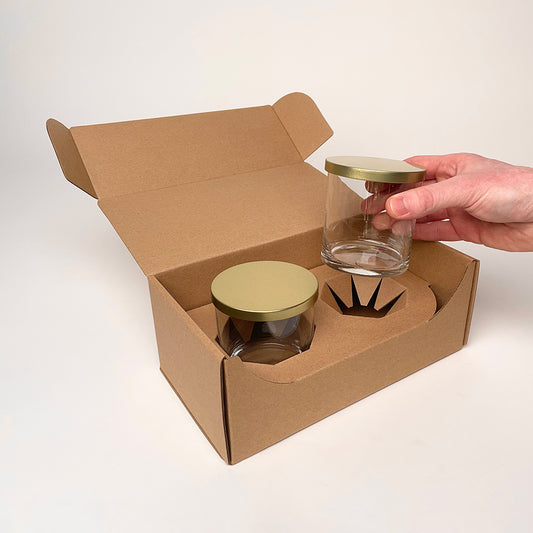 Libbey 12.5 oz 2917 Candle Tumbler 2-Pack Shipping Box for candles unboxing