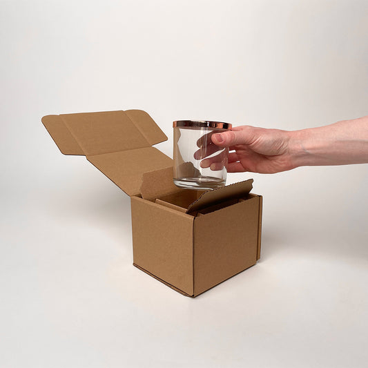 Makesy 12 oz Aura Shipping Box for candles unboxing 4