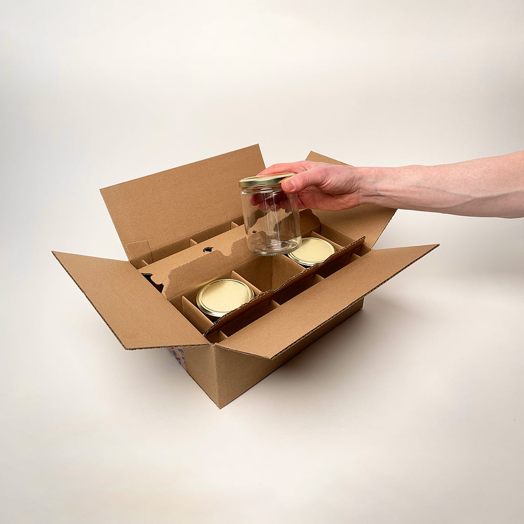 Packaging and Shipping Boxes for CandleScience Large Salsa Jars