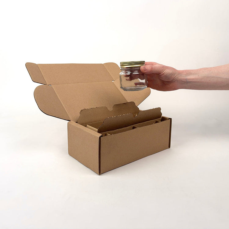 Anchor Hocking 8 oz Canning Jar 2-Pack Shipping Box unboxing 2