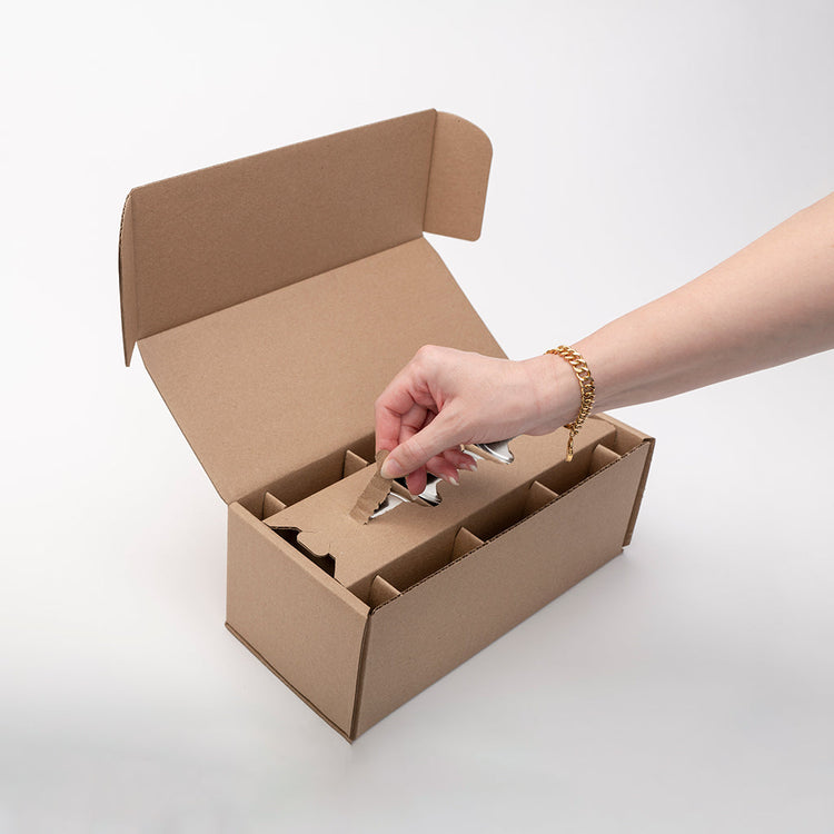 Jelly jar packaging and shipping boxes available from Flush Packaging