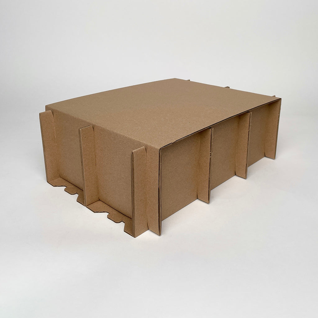 12-Pack Shipping Box for candles made with Makesy 12 oz Aura Candle Vessels assembly 3