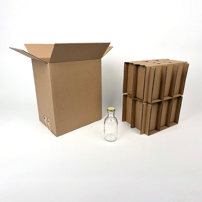 12 oz Stout Bottle 12-Pack Shipping Box available from Flush Packaging