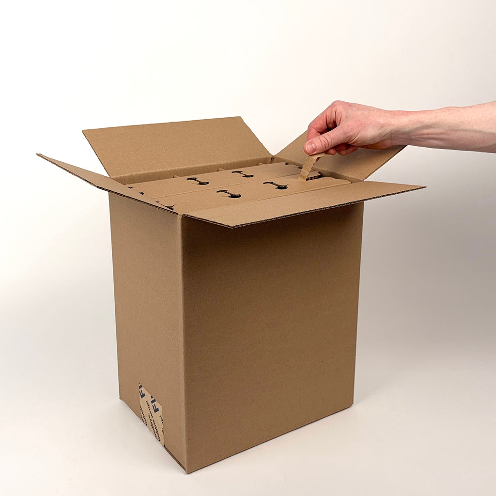 12 oz Stout Bottle 12-Pack Shipping Box unboxing 1