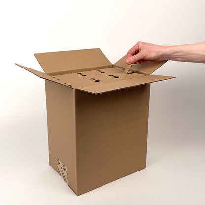 12 oz Stout Bottle 12-Pack Shipping Box unboxing 1