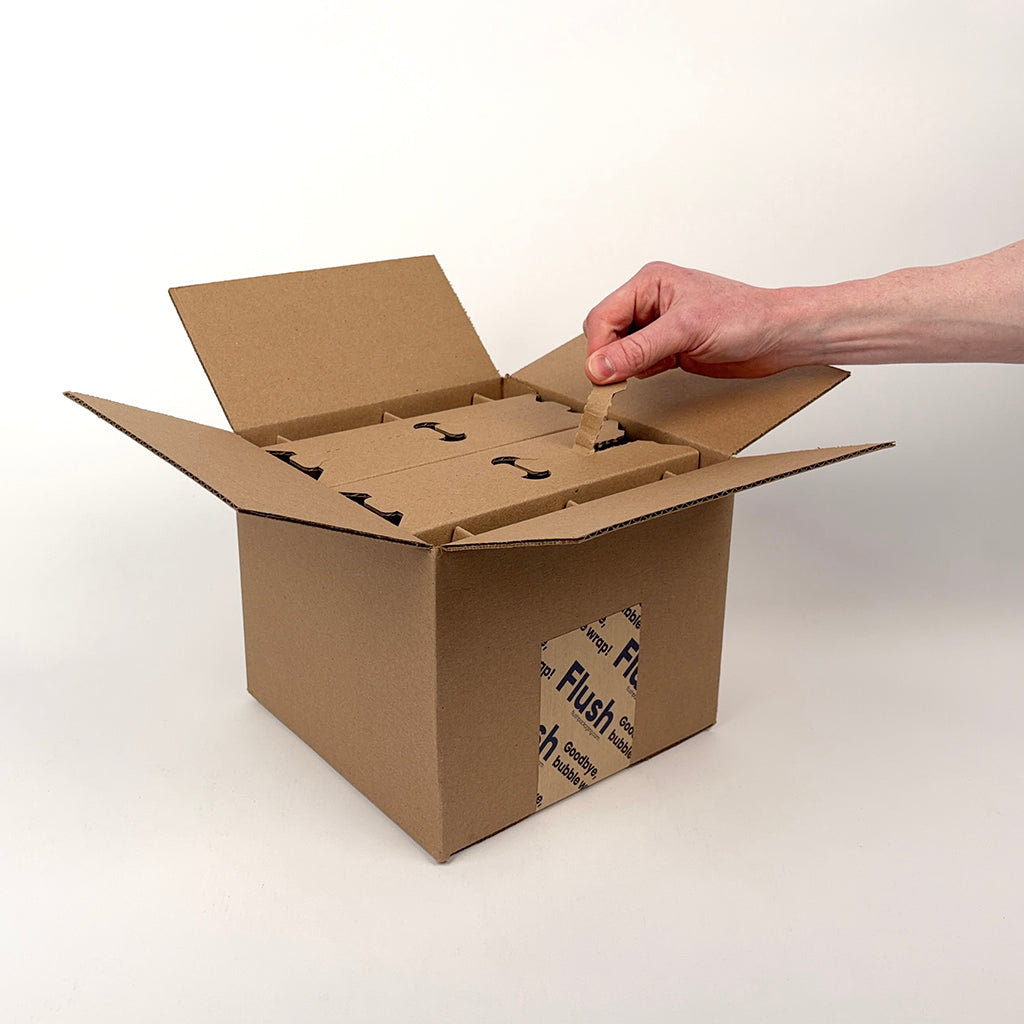 12 oz Stout Bottle 4-Pack Shipping Box unboxing 1