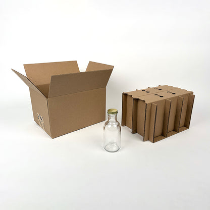12 oz Stout Bottle 6-Pack Shipping Box available from Flush Packaging