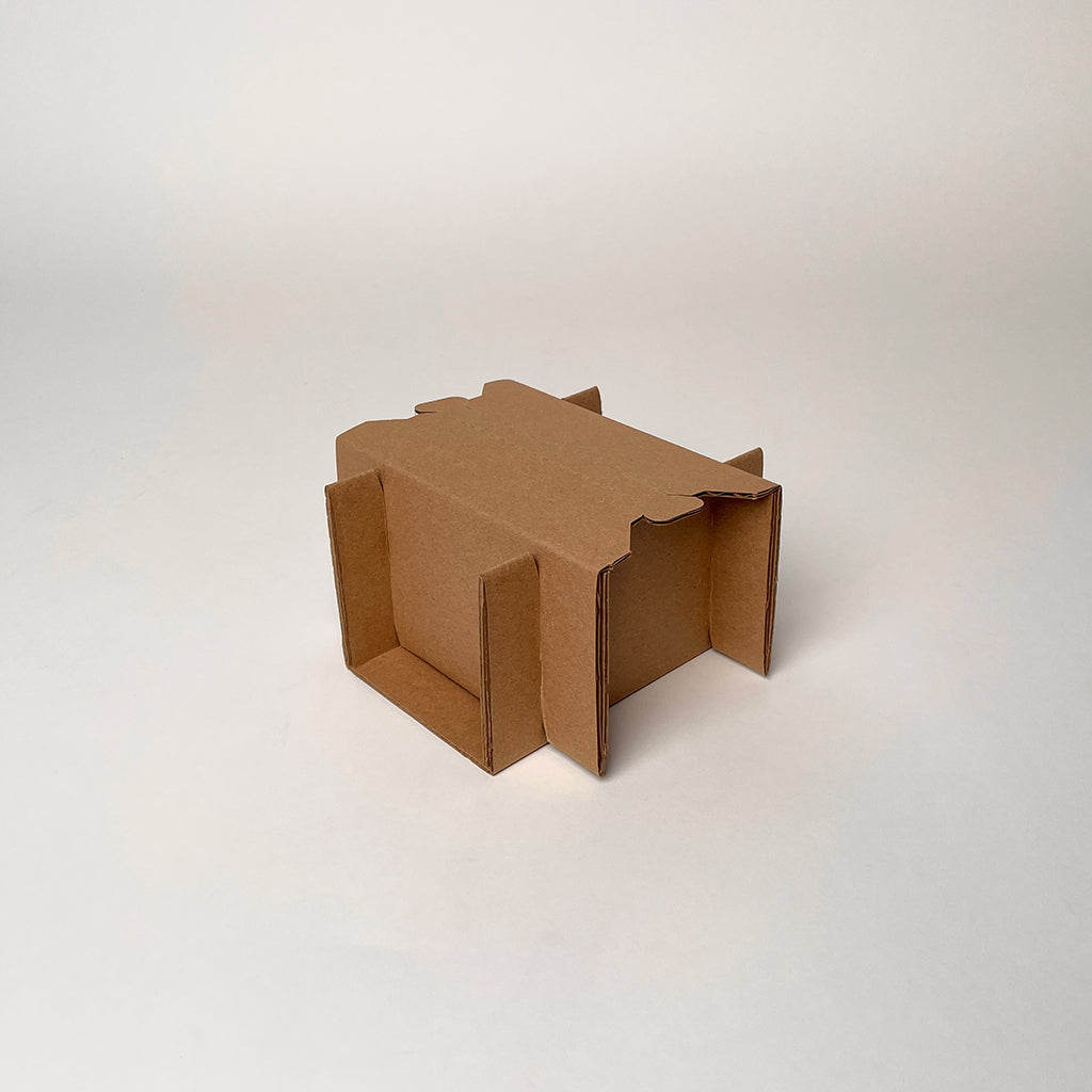 12 oz Straight SIded Glass Jar Shipping Box assembly 2