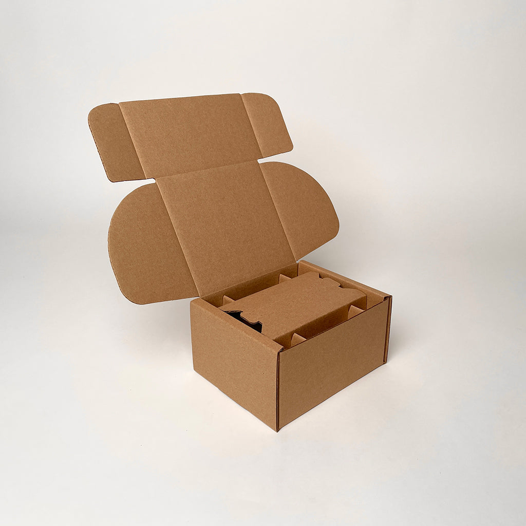 12 oz Straight SIded Glass Jar Shipping Box unboxing 1