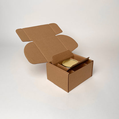 12 oz Straight SIded Glass Jar Shipping Box unboxing 3