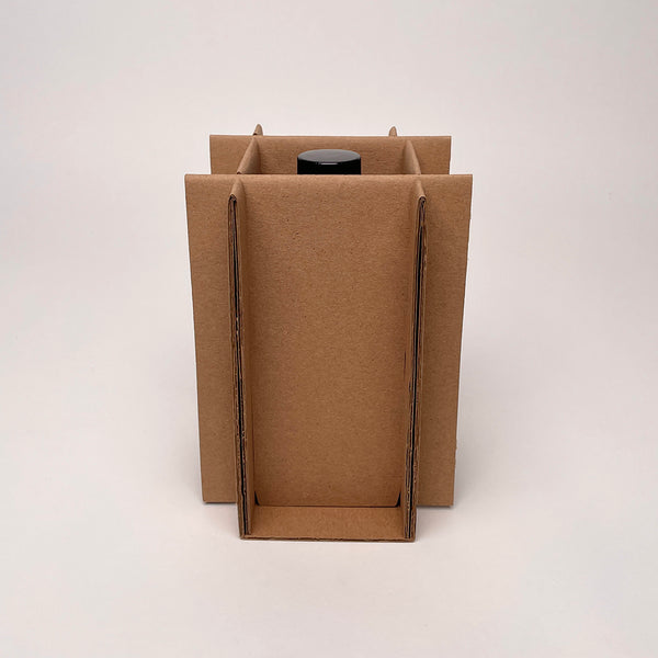16 oz Boston Round Glass Bottle Shipping Box | Eco-Friendly Boxes