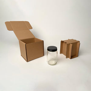 16 oz Canning Jar Shipping Box available from Flush Packaging