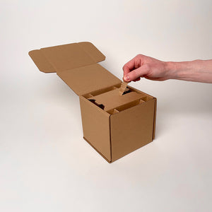 16 oz Kamota Mason Jar Shipping Box unboxing 2