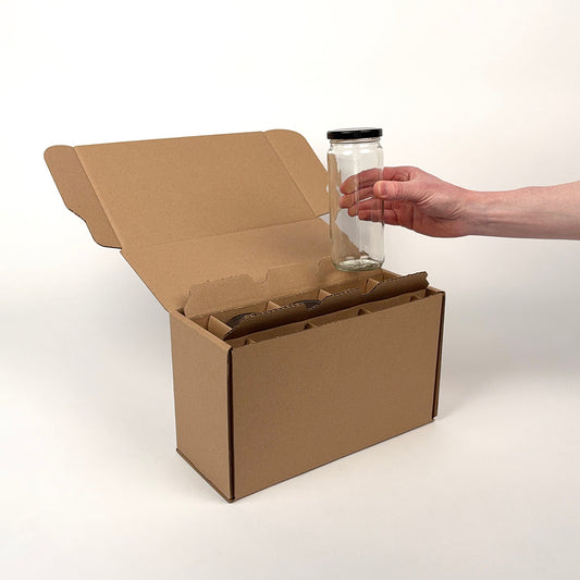 16 oz Paragon Jar 3-Pack Shipping Box unboxing 2