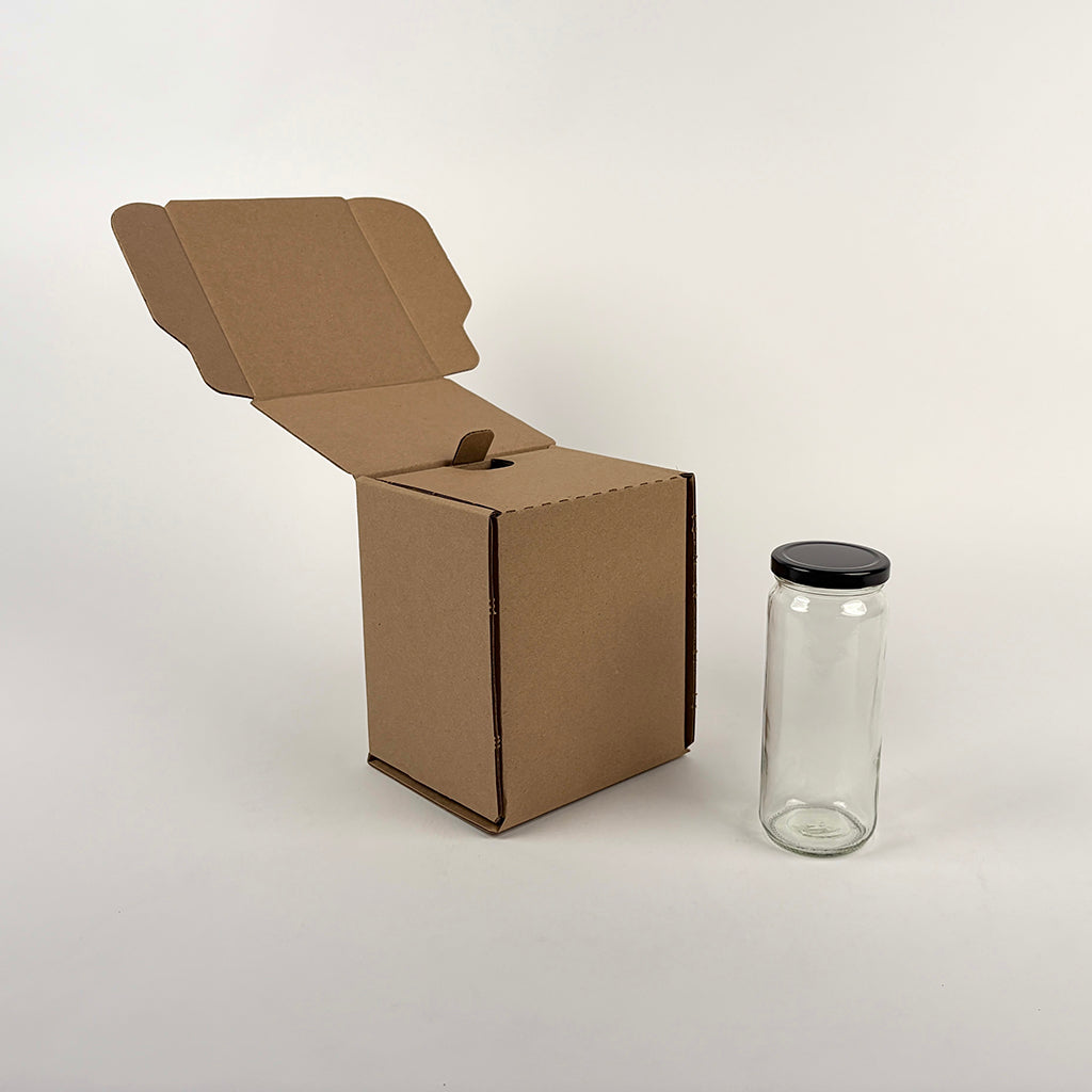 16 oz Paragon Jar Shipping Box available from Flush Packaging