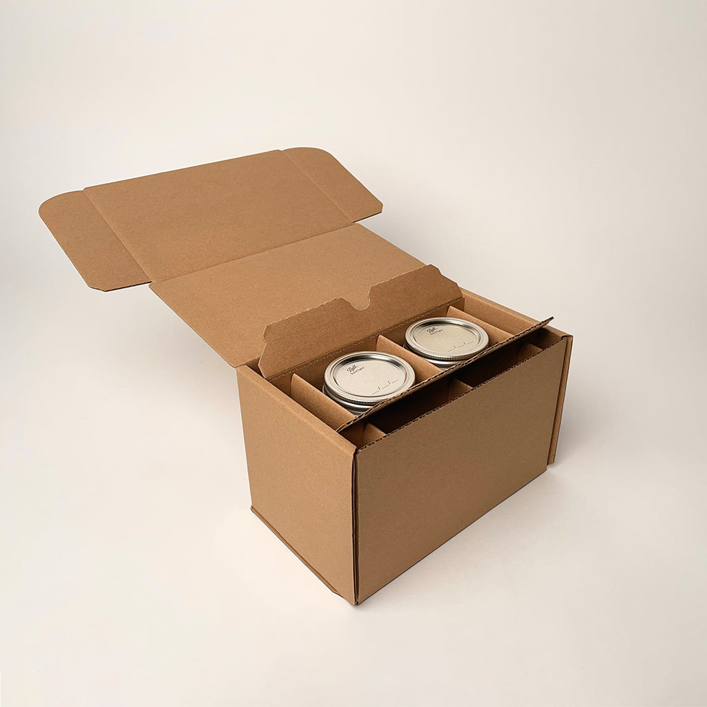16 oz Pint Ball Regular Mouth Mason Jar 2-Pack Shipping Box unboxing 3