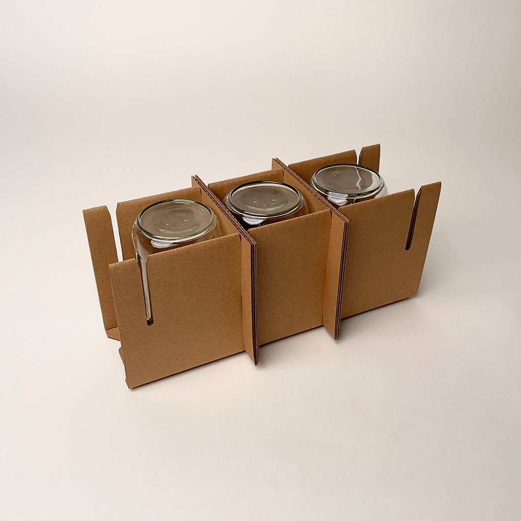 16 oz Pint Ball Regular Mouth Mason Jar 3-Pack Shipping Box assembly 2