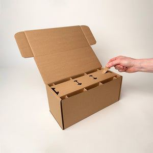 16 oz Pint Ball Regular Mouth Mason Jar 3-Pack Shipping Box unboxing 2