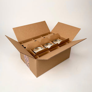 16 oz Pint Ball Regular Mouth Mason Jar 6-Pack Shipping Box unboxing 3