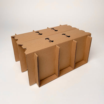 16 oz Pint Economy Round Glass Jar 12-Pack Shipping Box assembly 4