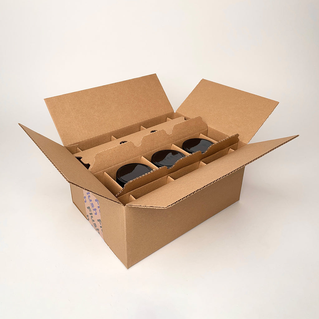 16 oz Canning Jar 6-Pack Shipping Box unboxing 2