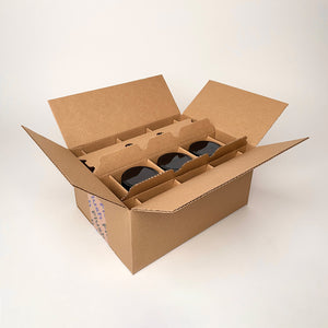 16 oz Square Mason Jar 6-Pack Shipping Box unboxing 3
