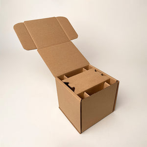 16 oz Square Mason Jar Shipping Box unboxing 1