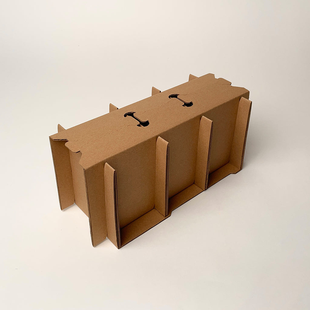 CandleScience 16 oz Square Mason Jar 3-Pack Shipping Box assembly 6