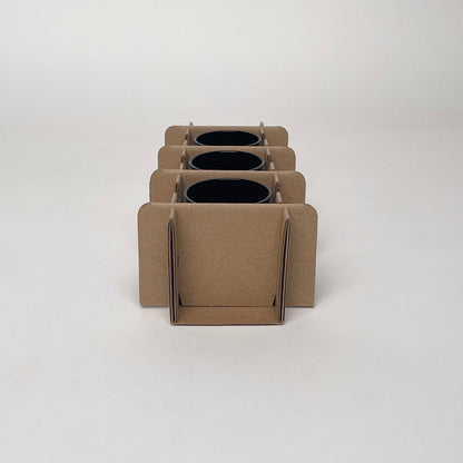 3-Pack Shipping Box for candles made with Makesy 2.5 oz Aura Candle Vessels assembly 2