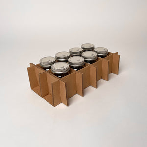 4 oz Ball Mini Mason Jar 8-Pack Shipping Box assembly 1