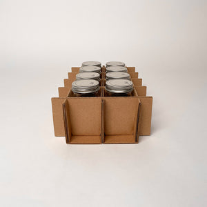4 oz Ball Mini Mason Jar 8-Pack Shipping Box assembly 3