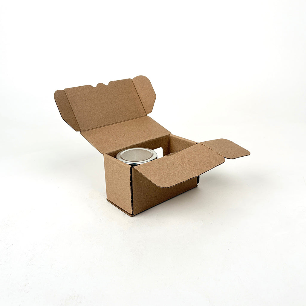 4 oz Straight Sided Glass Jar 2-Pack Retail Box unboxing 2